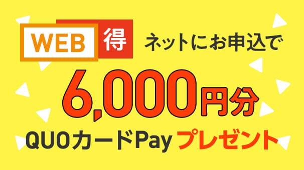 QUO Card Pay will be given to you when you apply for WEB Toku