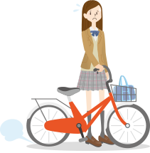 I want to transport a broken bicycle from my home to a nearby bicycle shop.