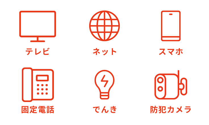テレビ+ネットだけじゃなく電話電気ガスも