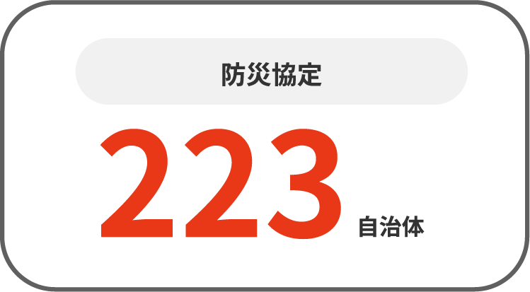 防災協定 223自治体