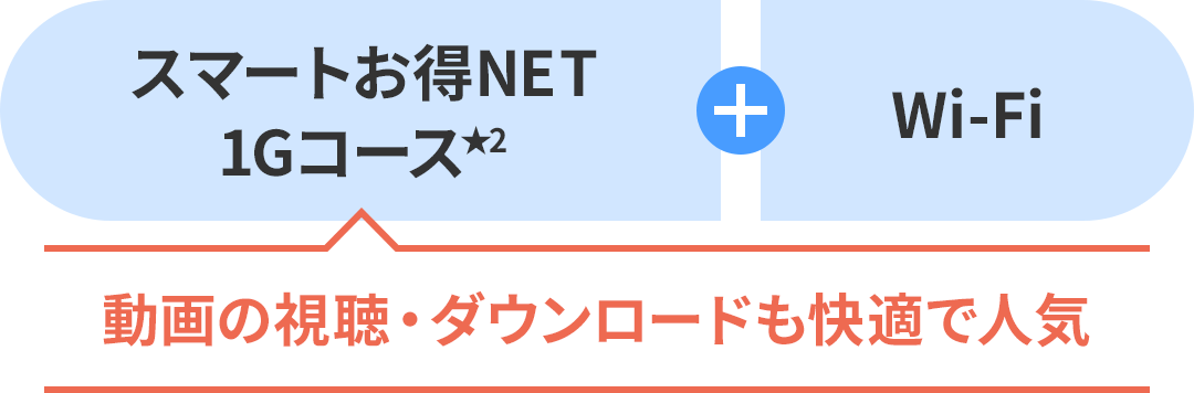 スマートお得NET 1G + Wi-Fi
