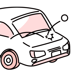 車上荒らしのイラスト