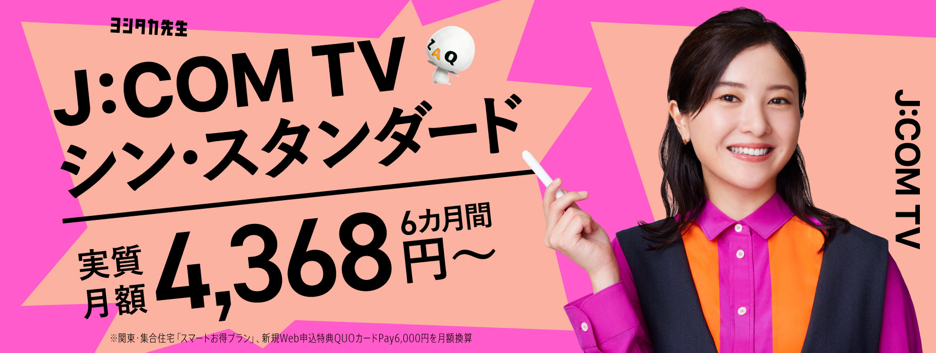 料金（J:COM TV シン・スタンダード）