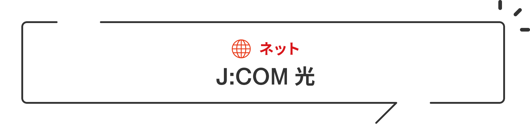 ネット J:COM 光