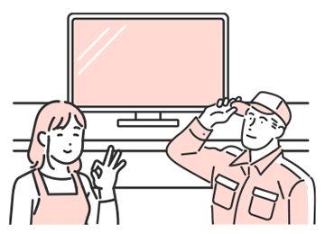 作業員による設置イメージ