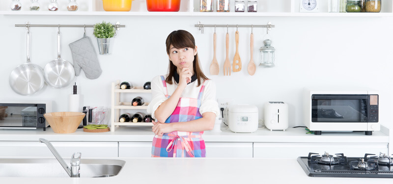 炊飯器・電子レンジなど、キッチン家電の電気代はどのくらい？