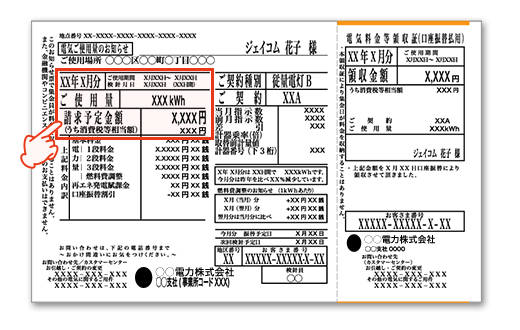 東京電力検針票