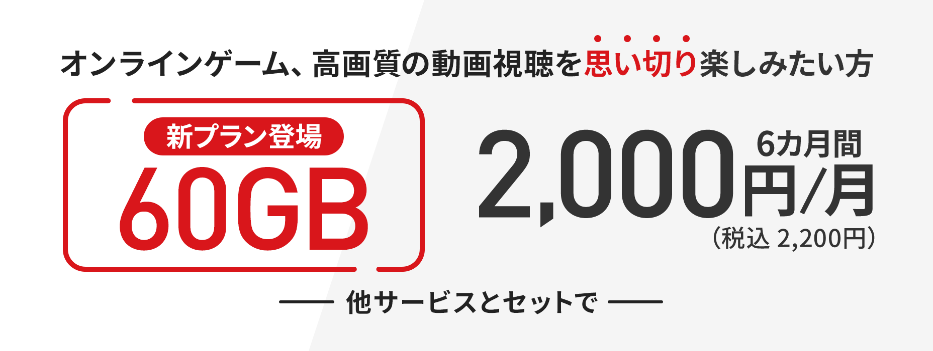 新プラン60GB