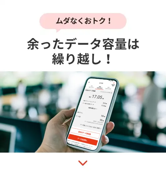 남은 데이터는 이월!