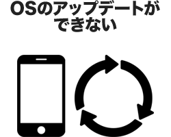 OSのアップデートができない