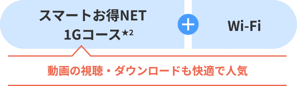 スマートお得NET 1G + Wi-Fi