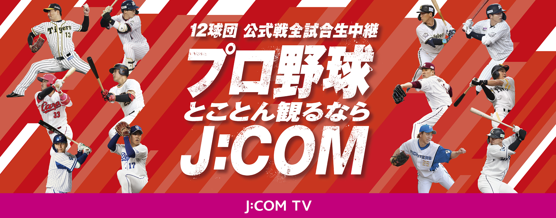 12球団 公式戦全試合生中継 プロ野球とことん観るならJ:COM J:COM TV
