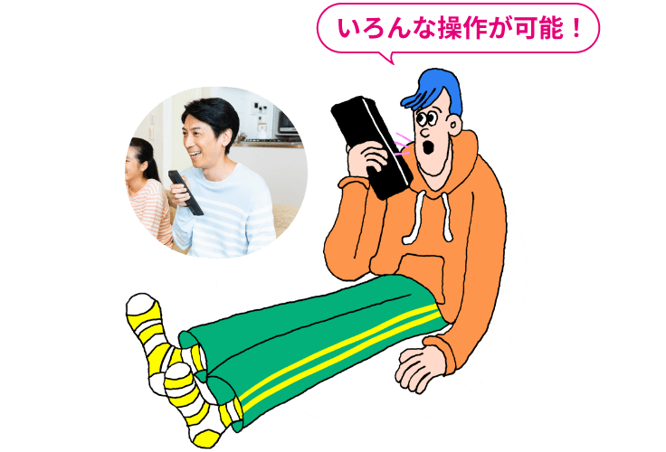 いろんな操作が可能!