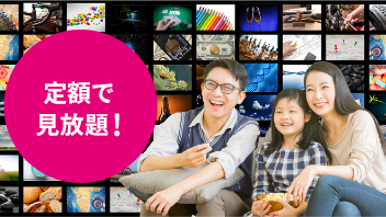 定額で見放題!