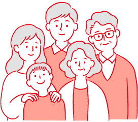 家族のイラスト